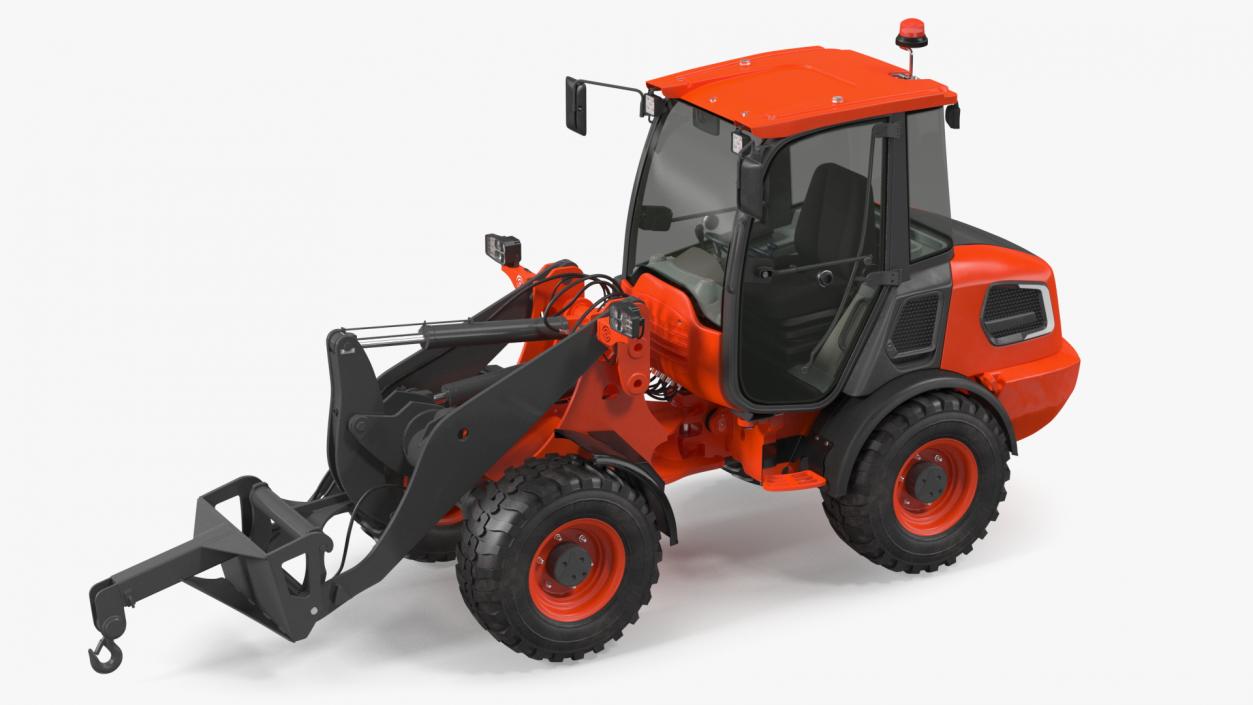 Electric Loader with Material Handling Arm 3D