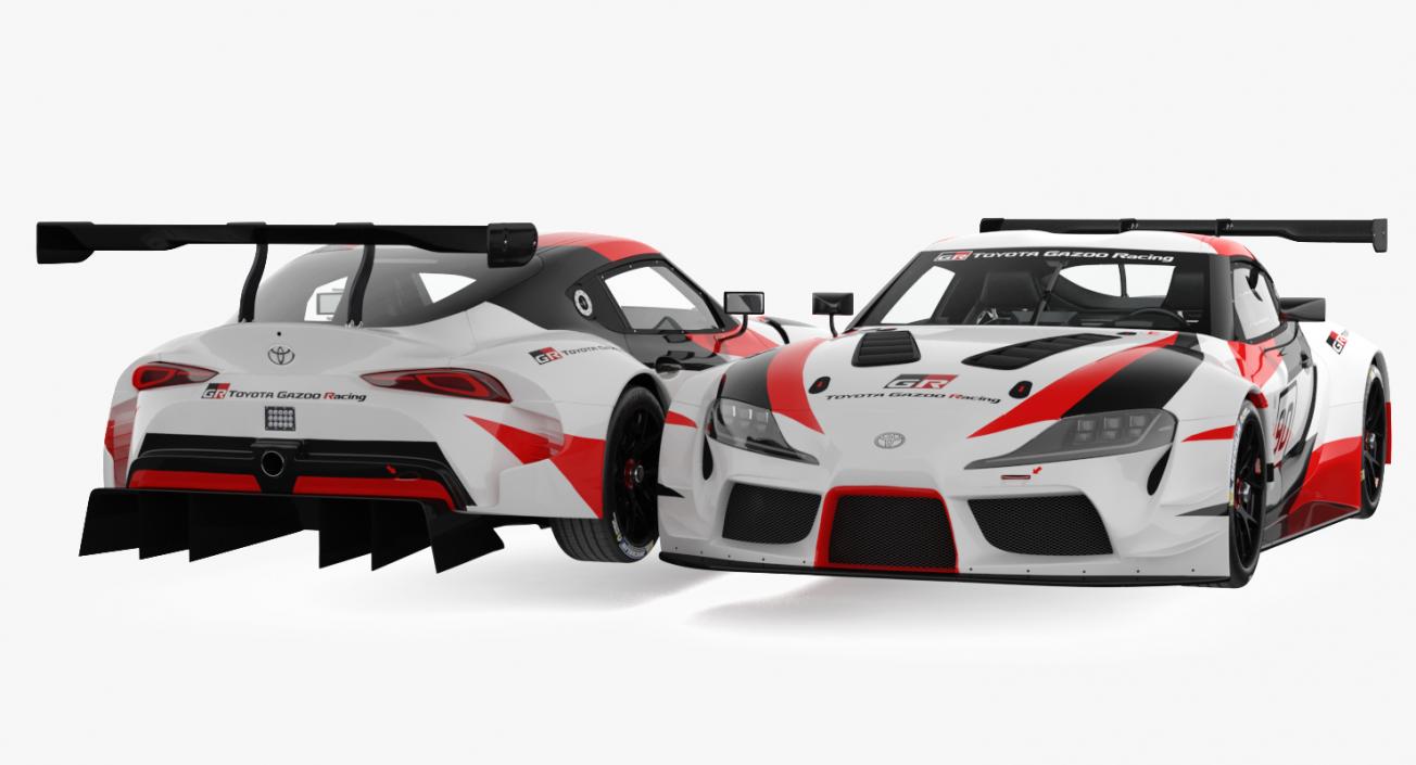 3D Toyota Supra Gazoo Racing Concept model