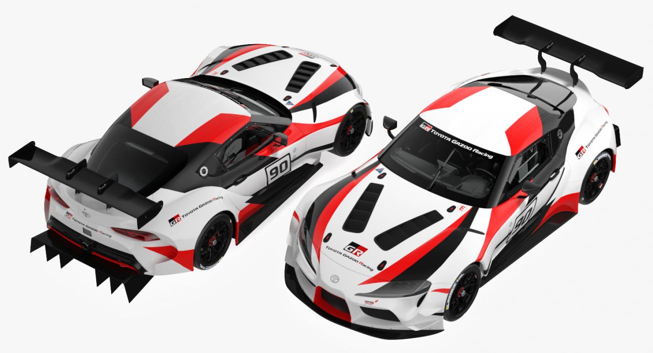 3D Toyota Supra Gazoo Racing Concept model