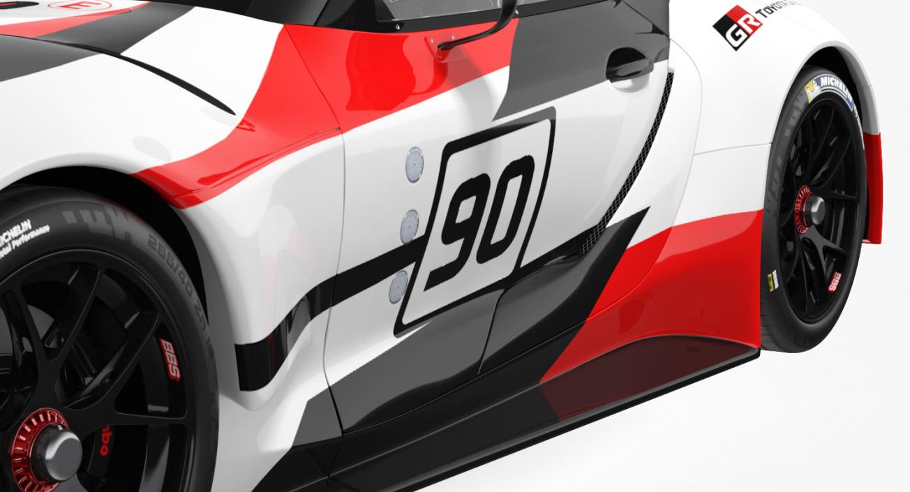 3D Toyota Supra Gazoo Racing Concept model