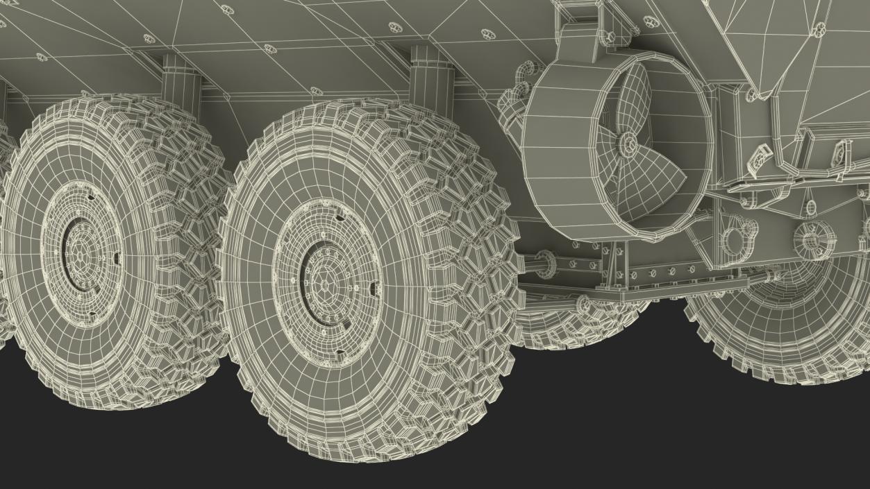 3D US Amphibious Combat Vehicle ACV with 30mm Gun 2 model