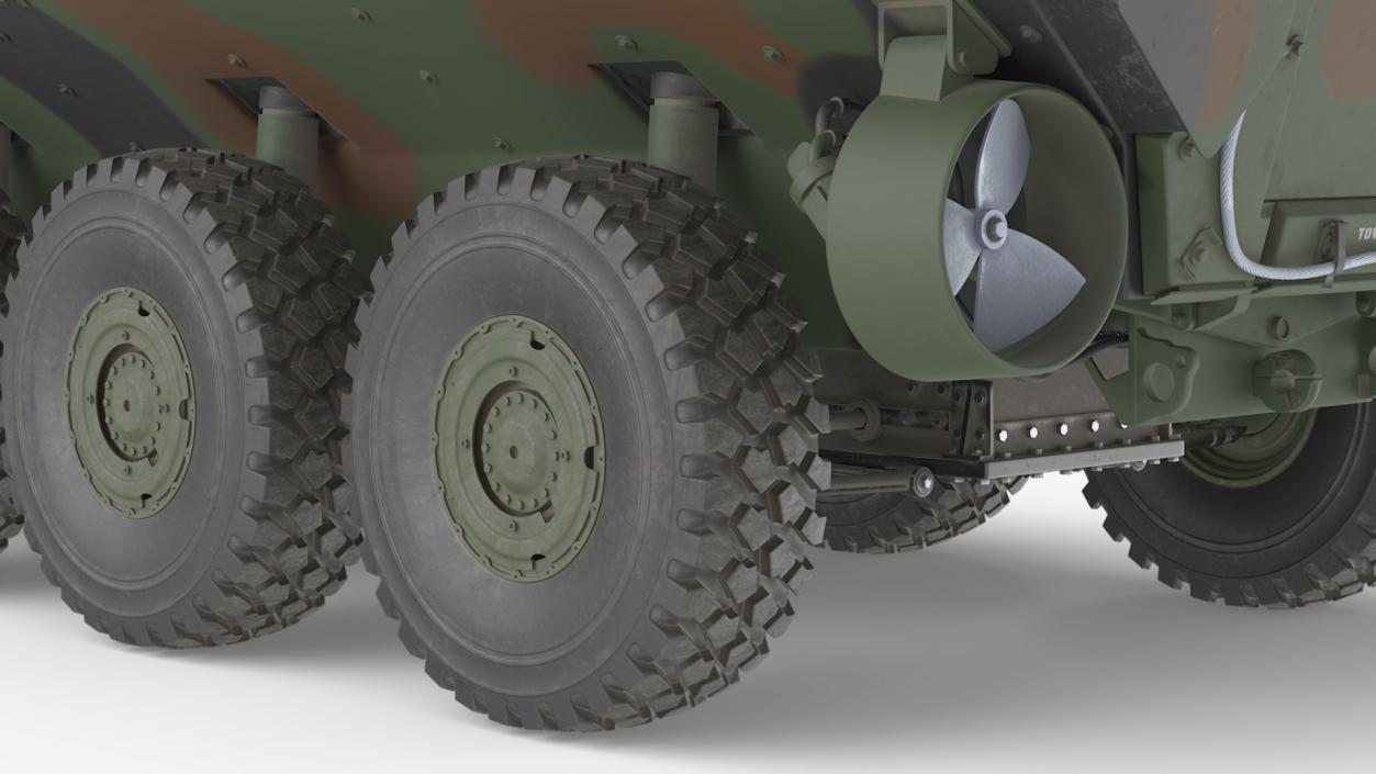 3D US Amphibious Combat Vehicle ACV with 30mm Gun 2 model