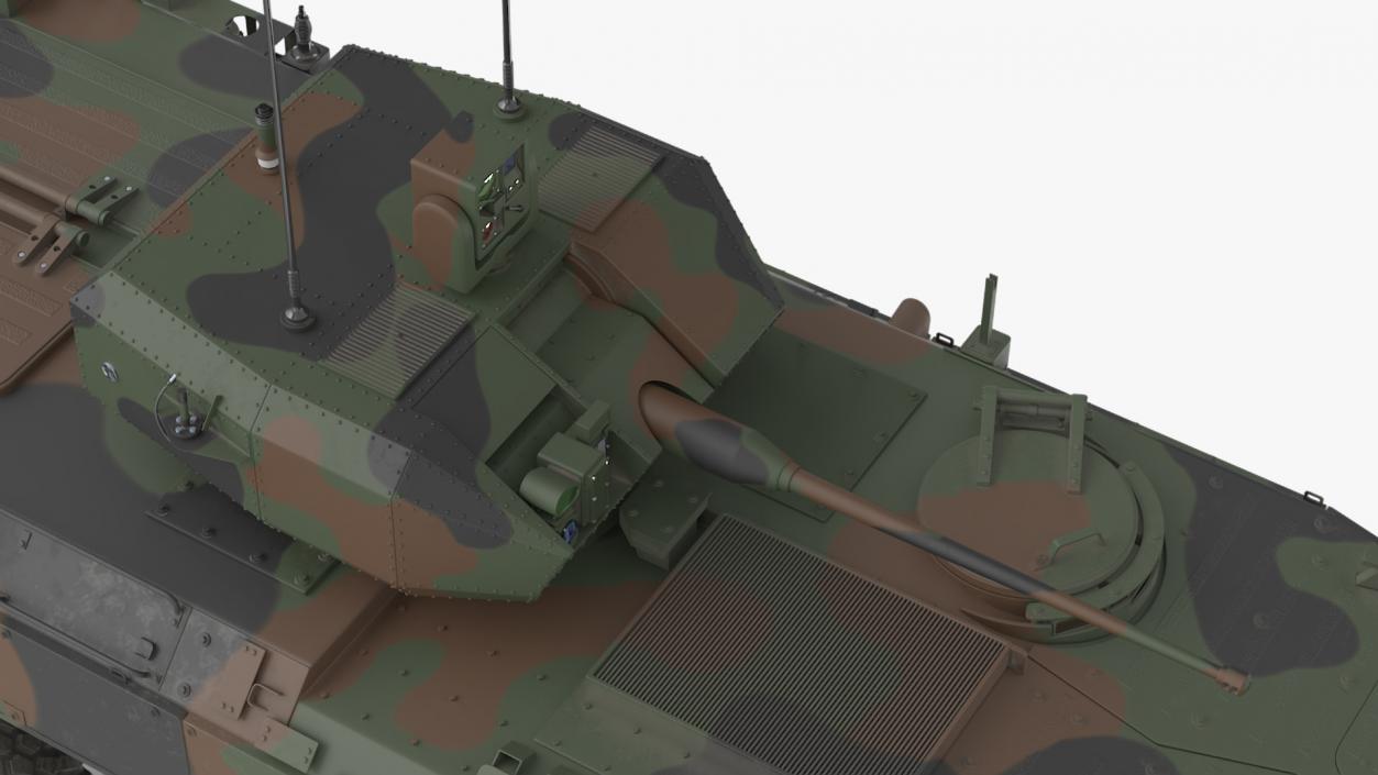 3D US Amphibious Combat Vehicle ACV with 30mm Gun 2 model