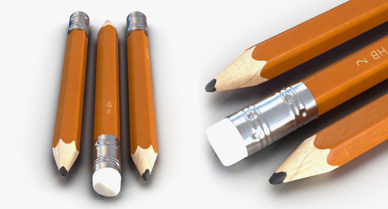 Pens and Pencils 3D Models Collection 2 3D model