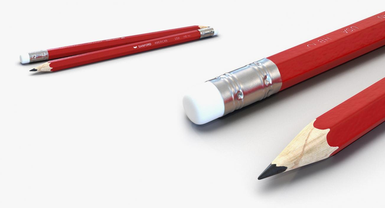 Pens and Pencils 3D Models Collection 2 3D model