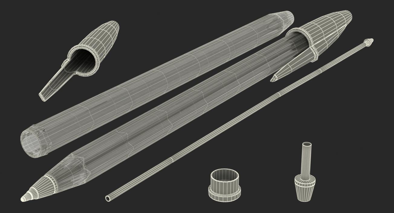 Pens and Pencils 3D Models Collection 2 3D model