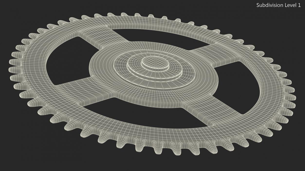 Sprocket Cogwheel Gear 3D