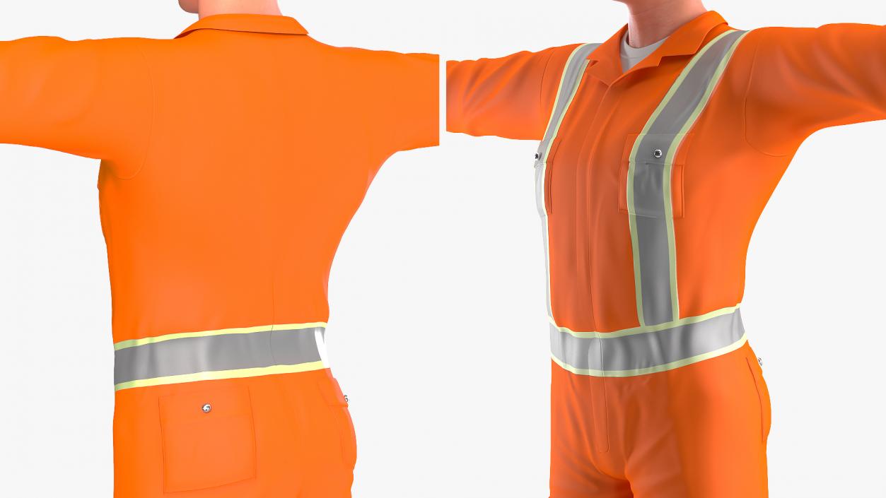 Rescuer T-Pose 3D model