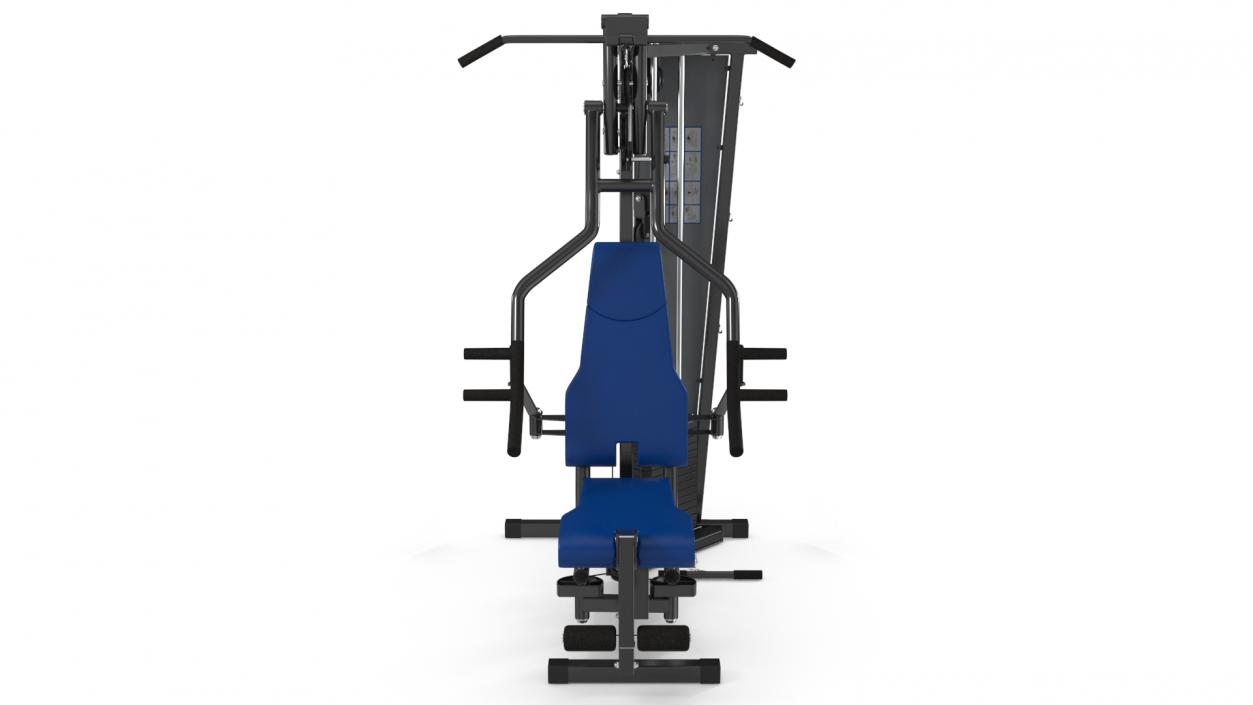 3D Multi Gym Exercise Equipment model