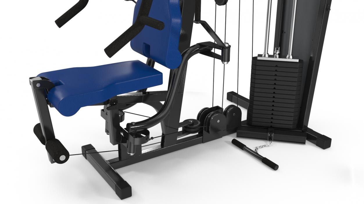 3D Multi Gym Exercise Equipment model