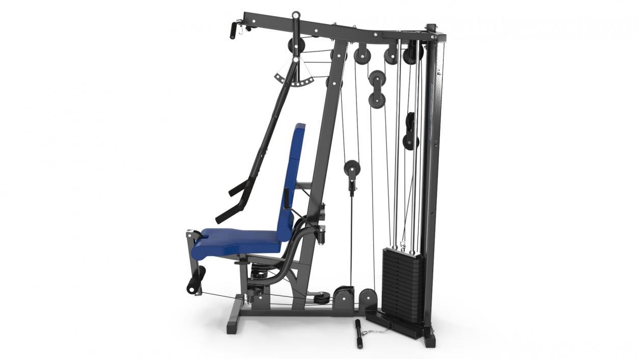 3D Multi Gym Exercise Equipment model