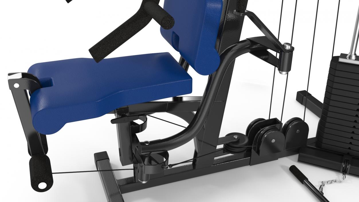 3D Multi Gym Exercise Equipment model