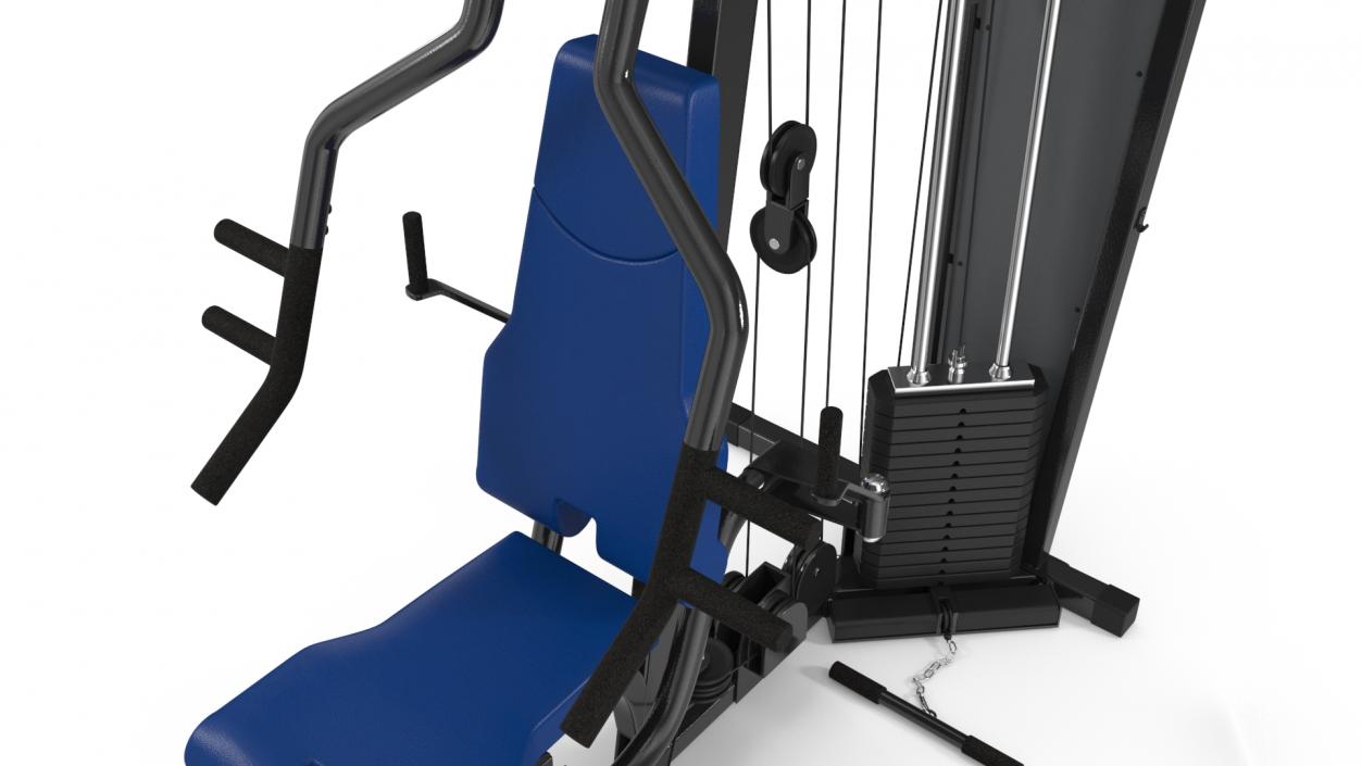 3D Multi Gym Exercise Equipment model