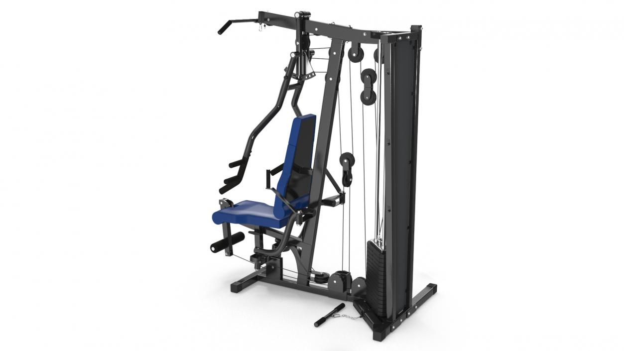 3D Multi Gym Exercise Equipment model