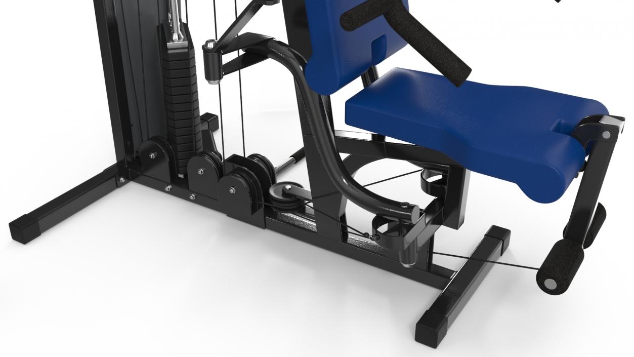 3D Multi Gym Exercise Equipment model