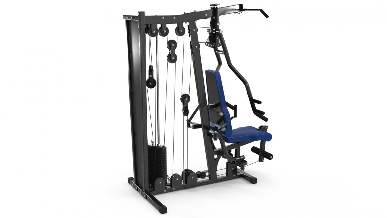 3D Multi Gym Exercise Equipment model