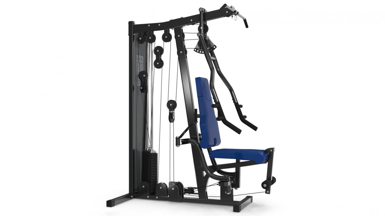 3D Multi Gym Exercise Equipment model