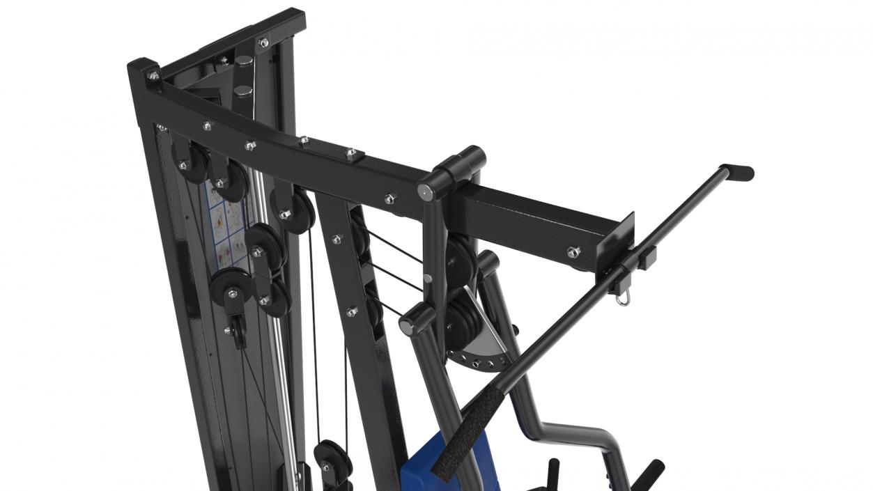 3D Multi Gym Exercise Equipment model