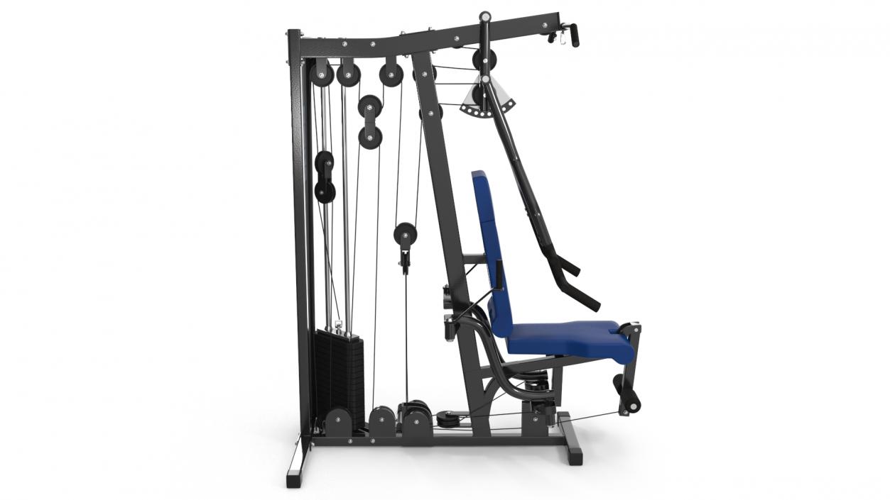 3D Multi Gym Exercise Equipment model