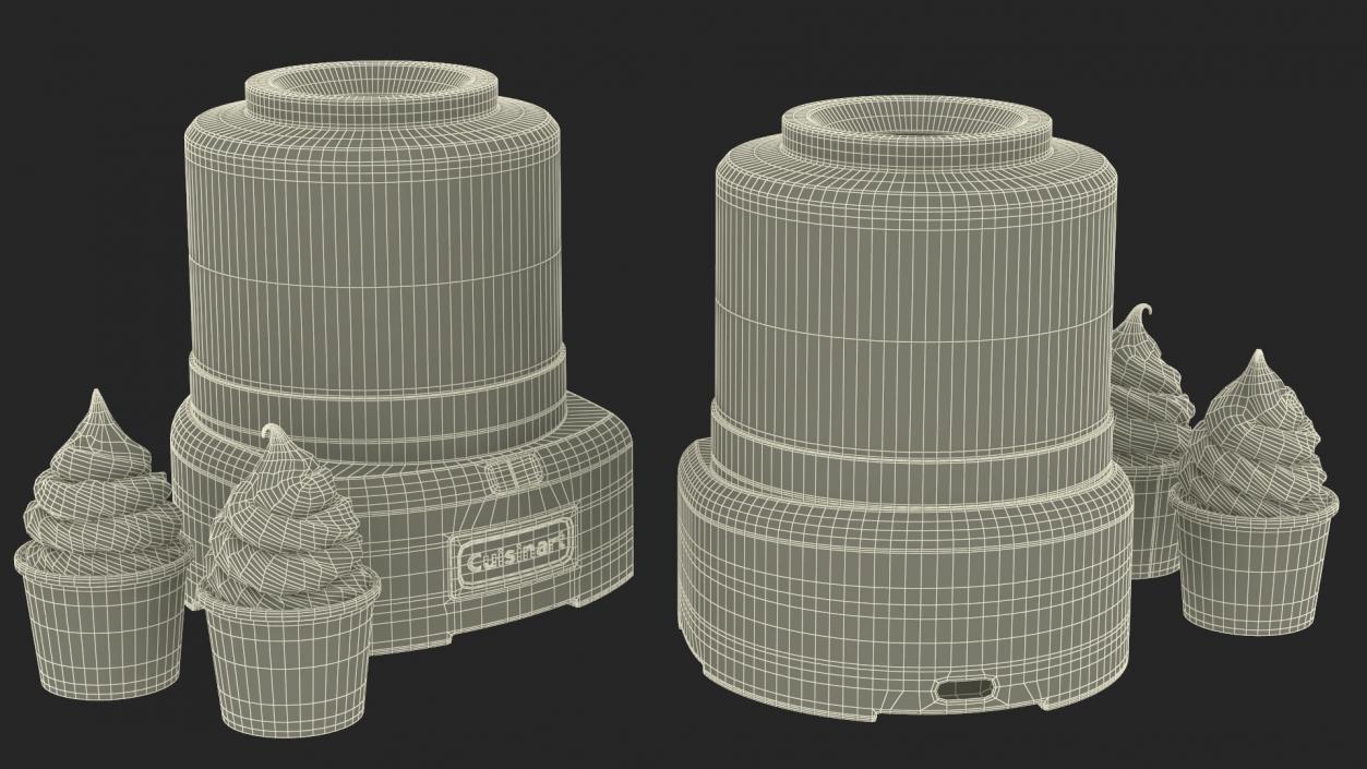 3D Cuisinart Ice Cream Maker Machine model