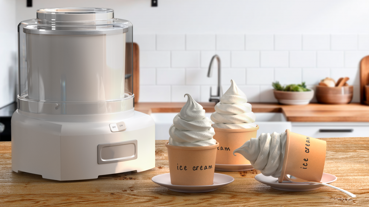 3D Cuisinart Ice Cream Maker Machine model