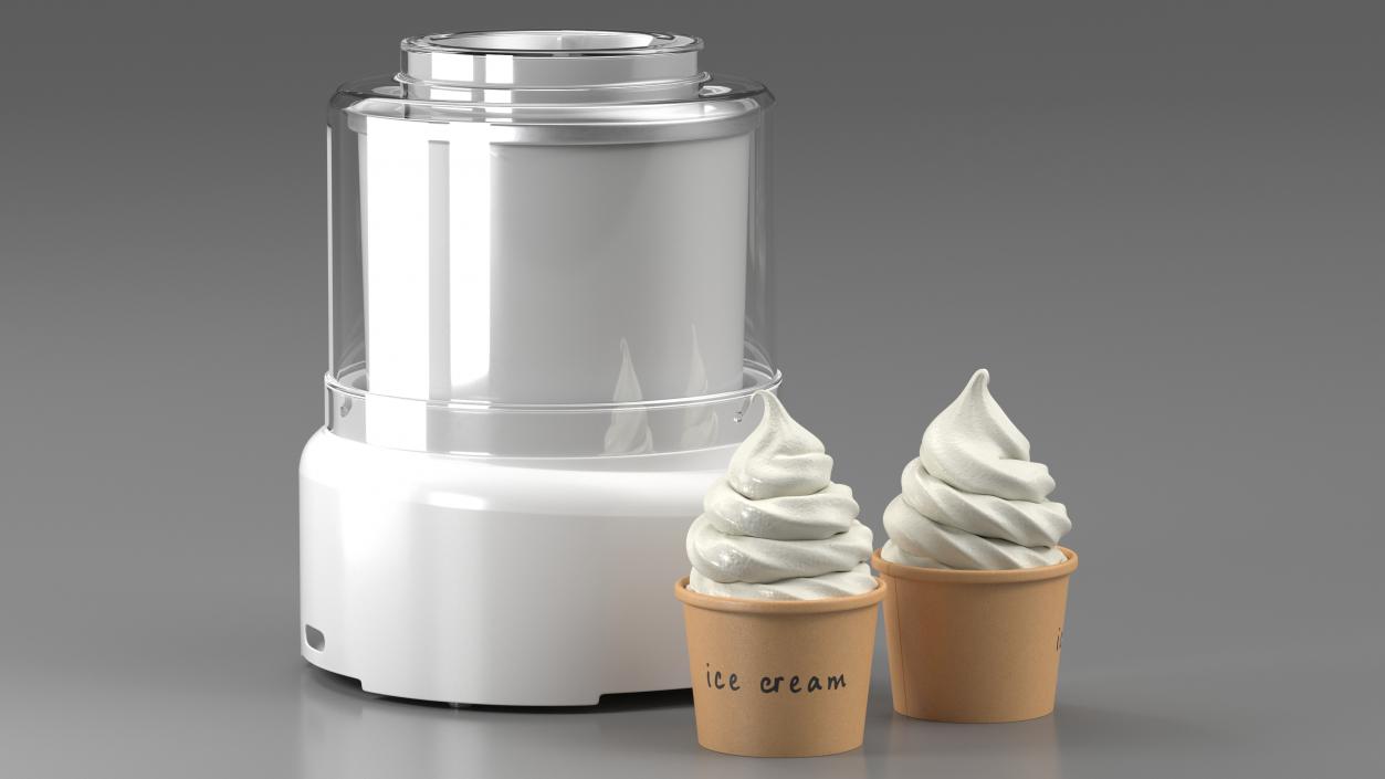 3D Cuisinart Ice Cream Maker Machine model