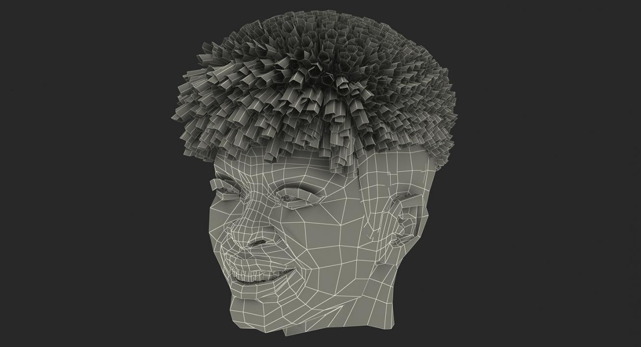 3D Male Heads Collection 4 model