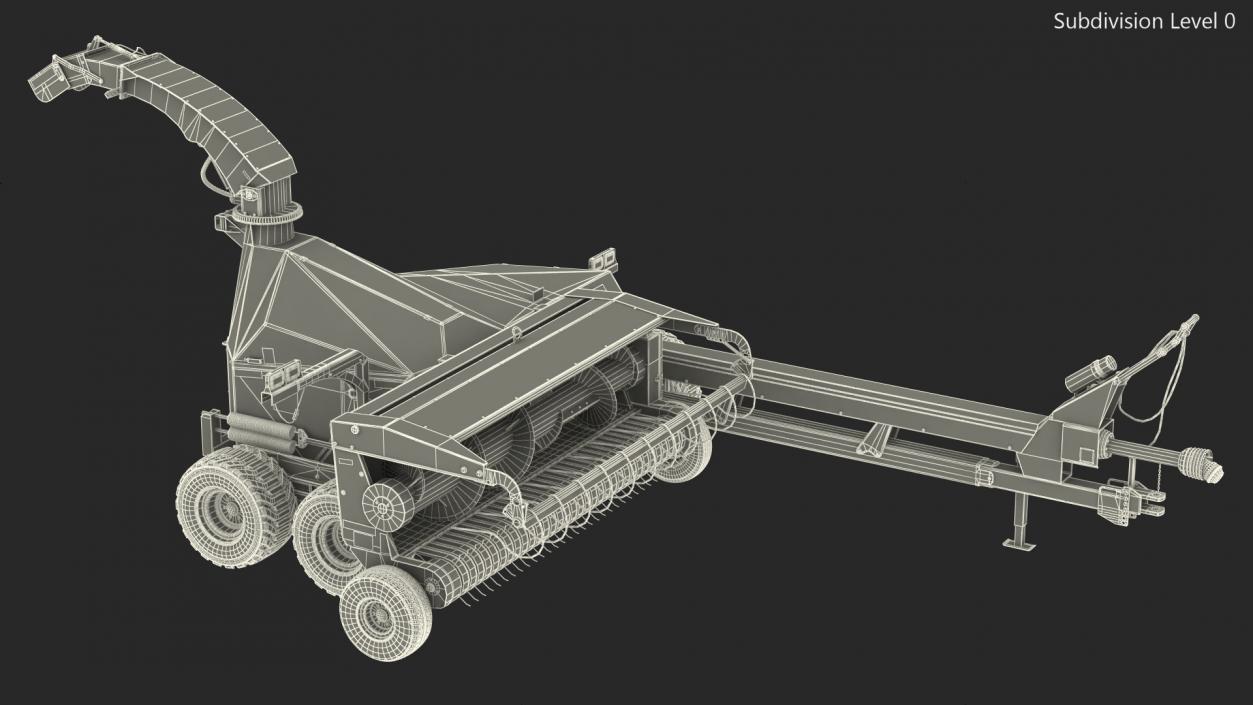 Dirt Scorpion 300 Forage Harvester 3D model