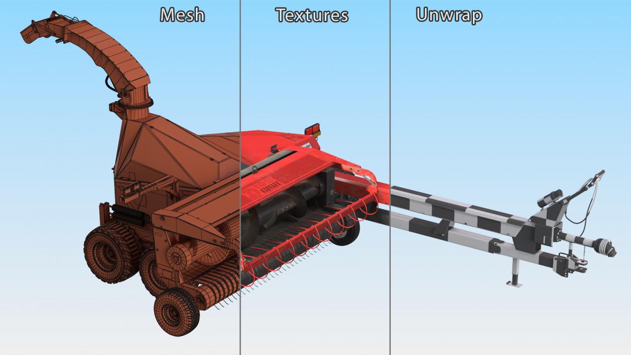 Dirt Scorpion 300 Forage Harvester 3D model