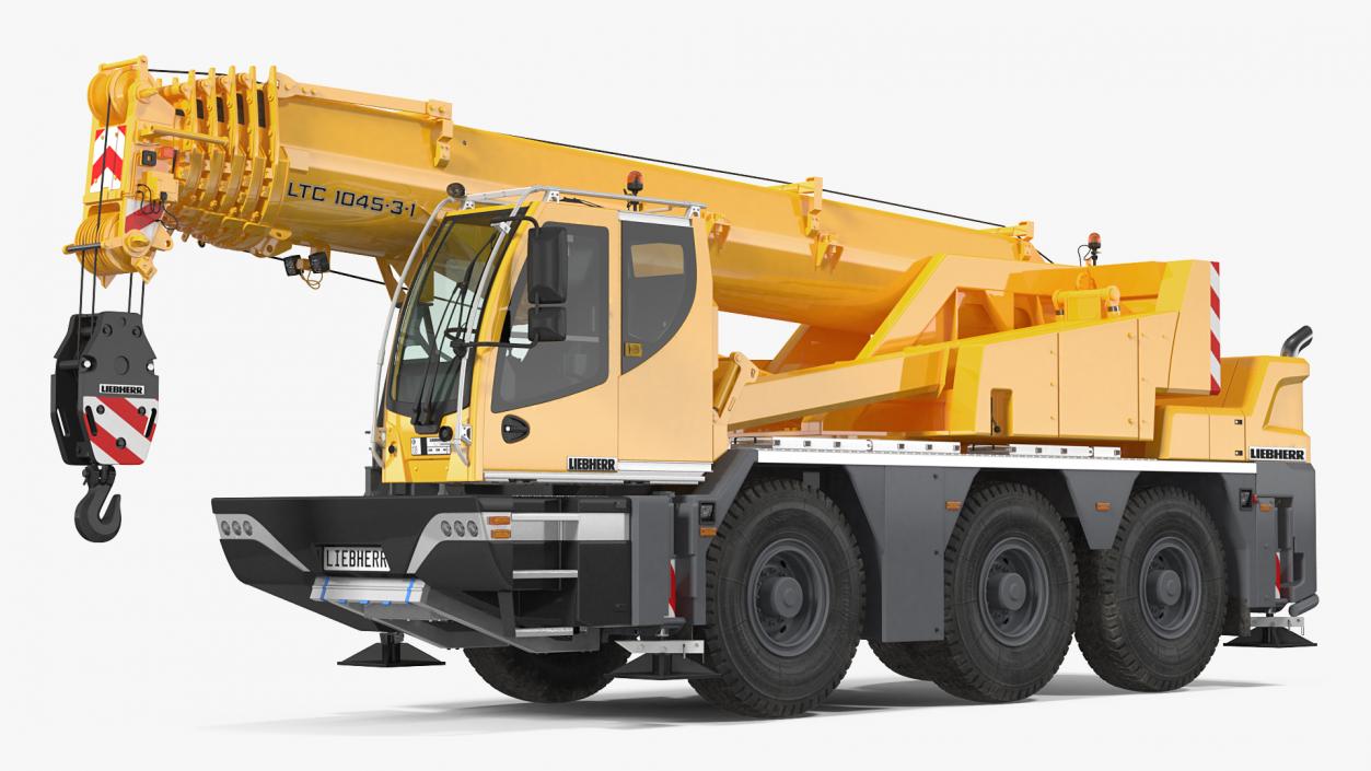 3D Compact Mobile Crane Liebherr LTC 1050 31