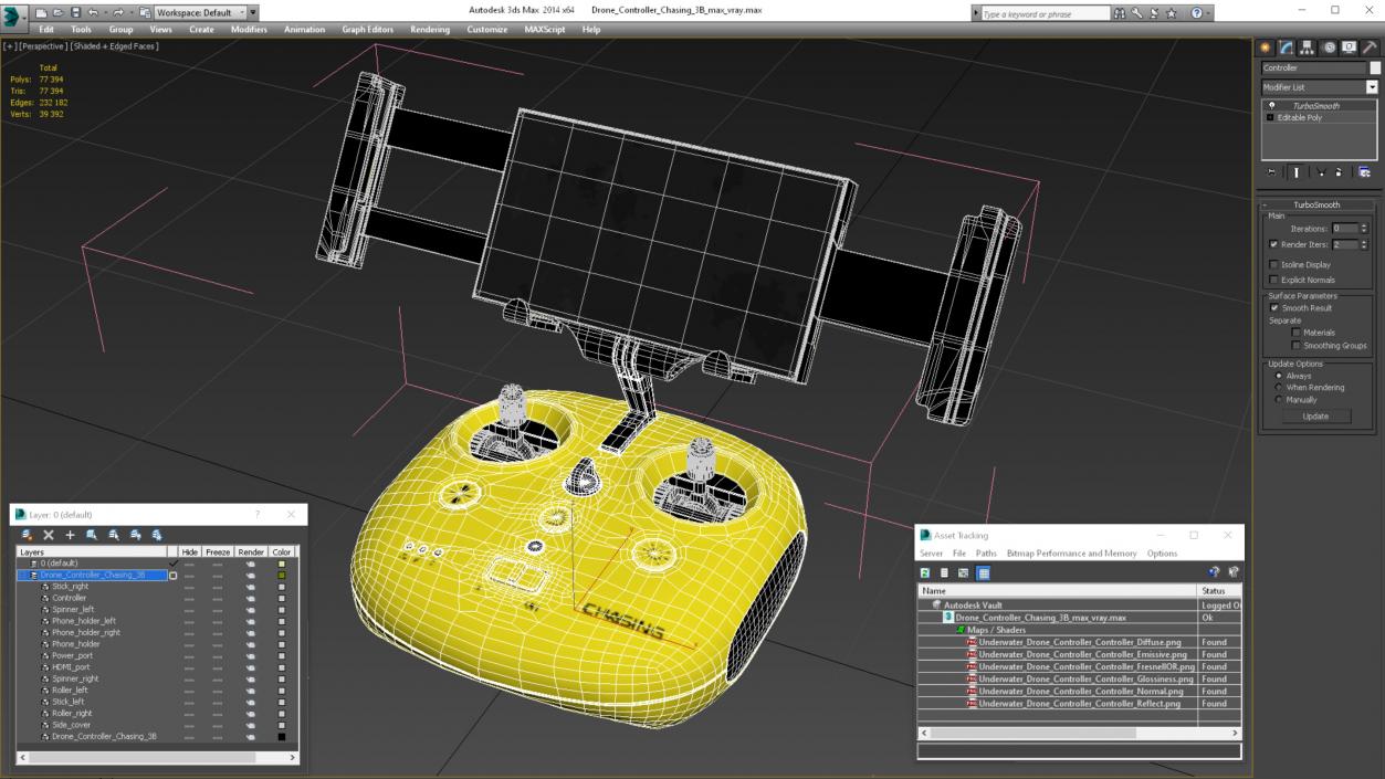 Drone Controller Chasing 3B 3D