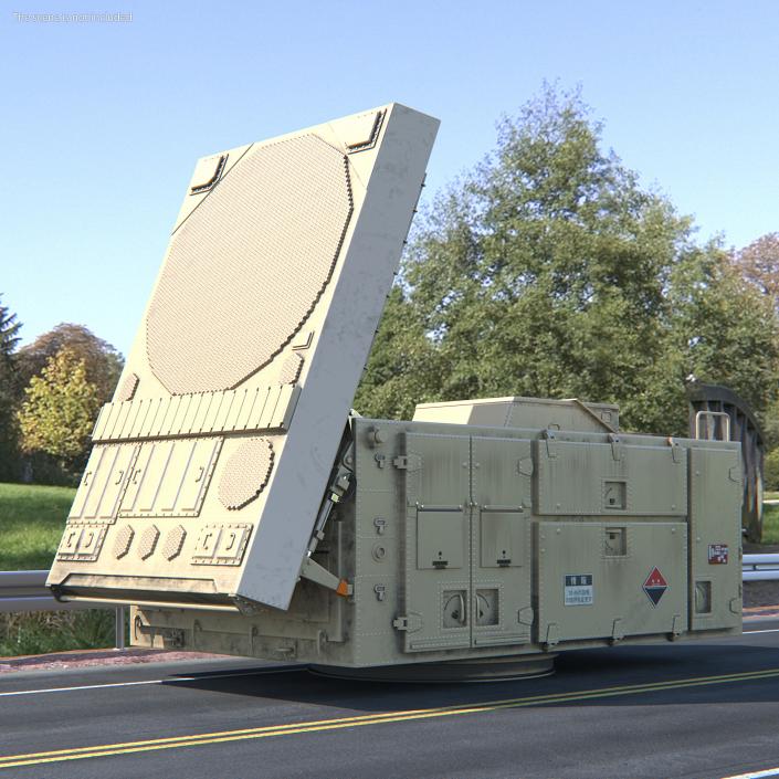 3D US Patriot MIM 104 AN MPQ53 65 Radar Sand