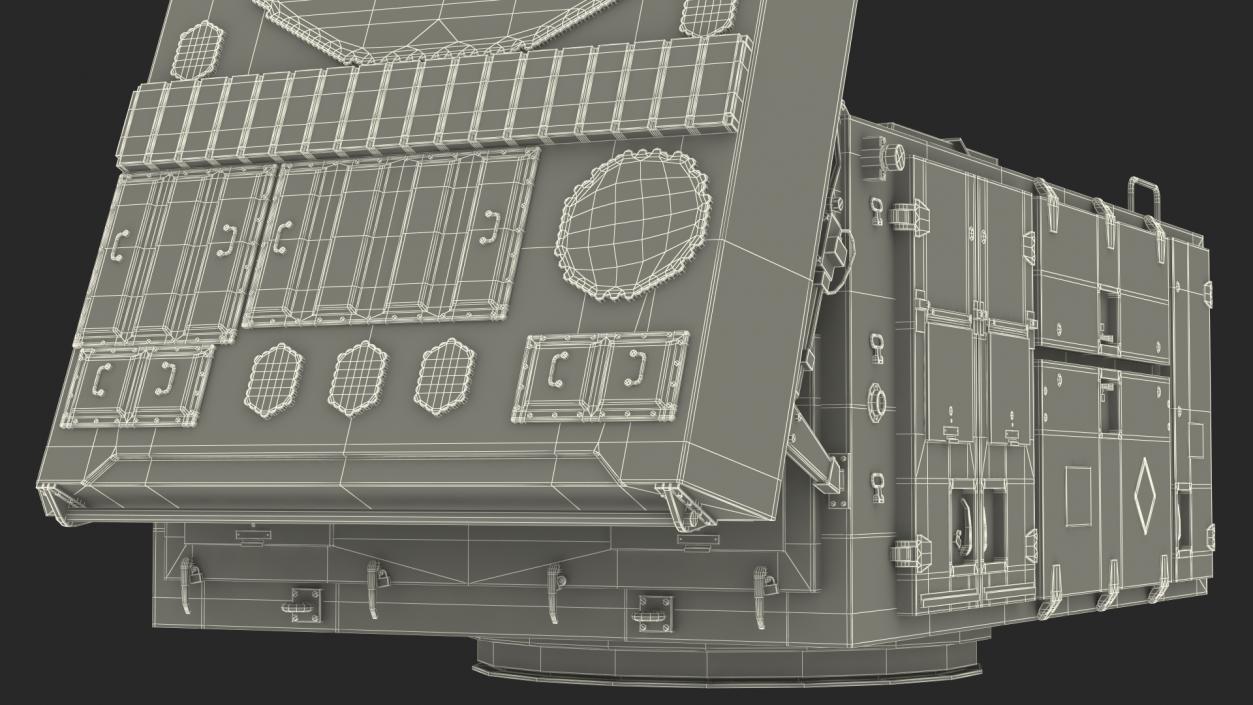 3D US Patriot MIM 104 AN MPQ53 65 Radar Sand