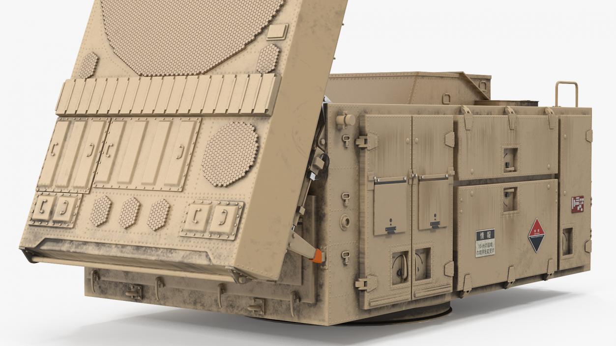 3D US Patriot MIM 104 AN MPQ53 65 Radar Sand