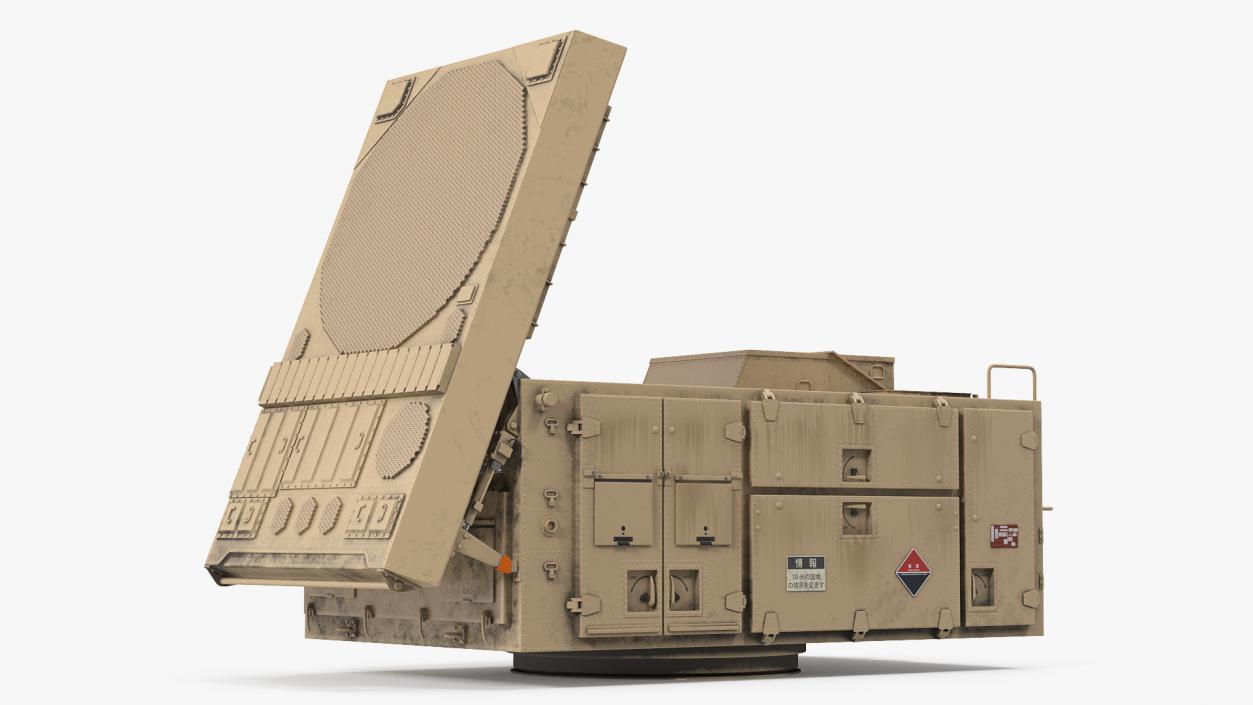 3D US Patriot MIM 104 AN MPQ53 65 Radar Sand