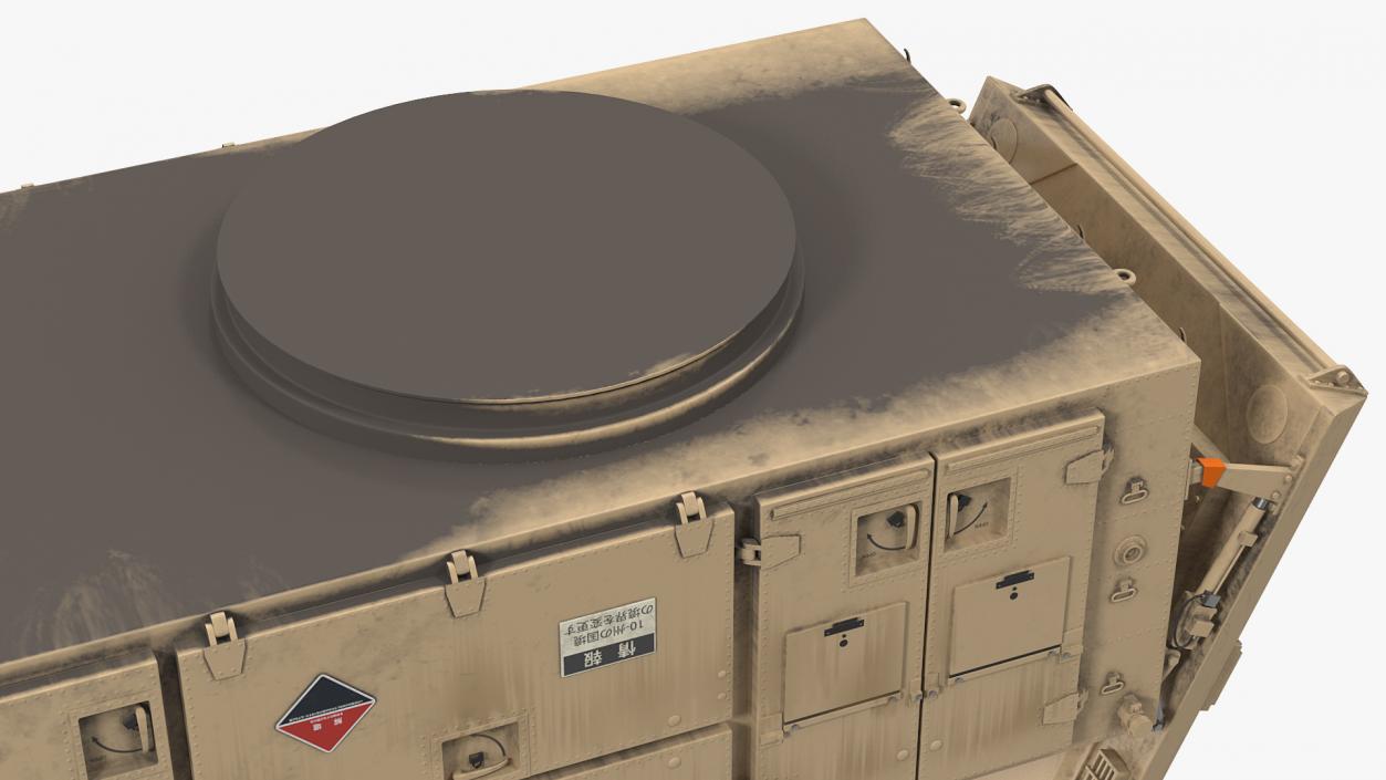 3D US Patriot MIM 104 AN MPQ53 65 Radar Sand