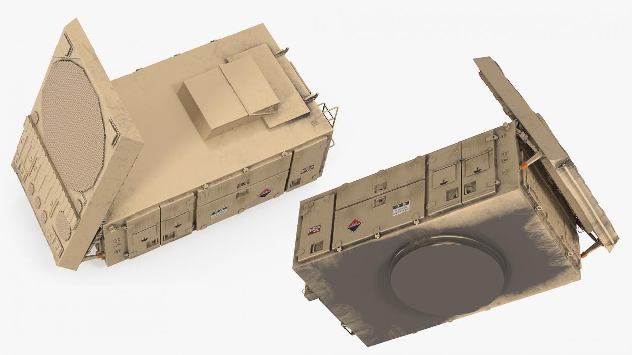 3D US Patriot MIM 104 AN MPQ53 65 Radar Sand