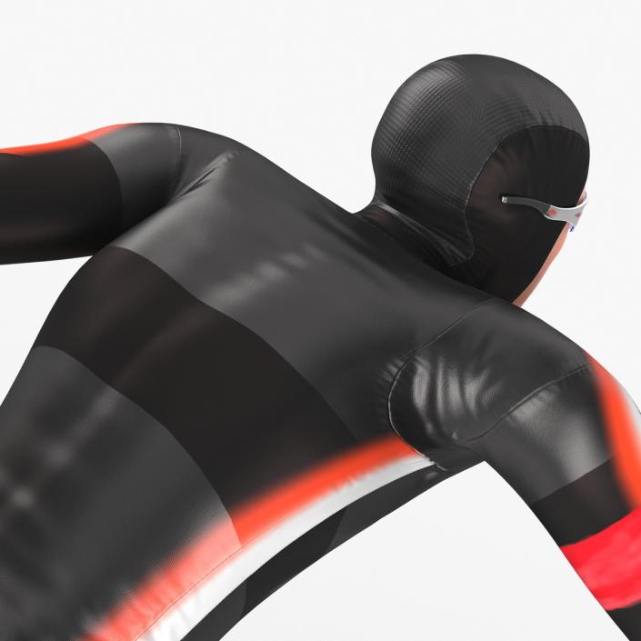 Speed Skater Generic 2 Pose 2 3D model