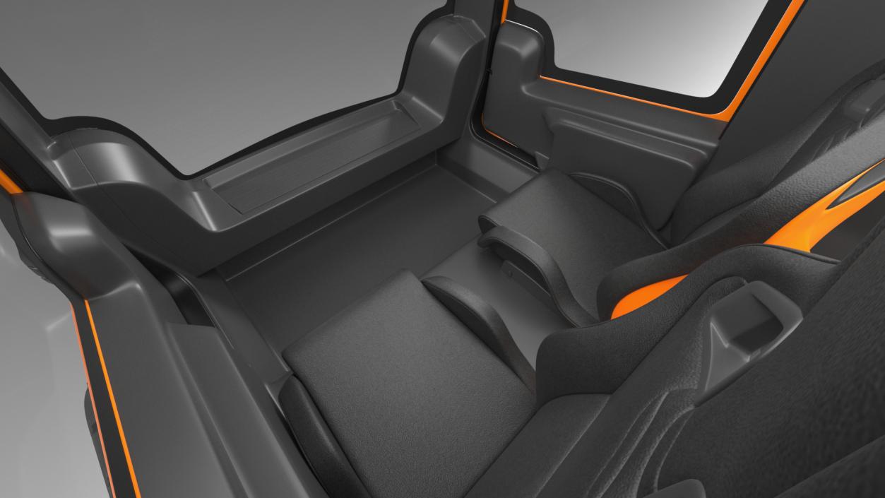 Venturi Antarctica Vehicle Simple Interior Rigged 3D model