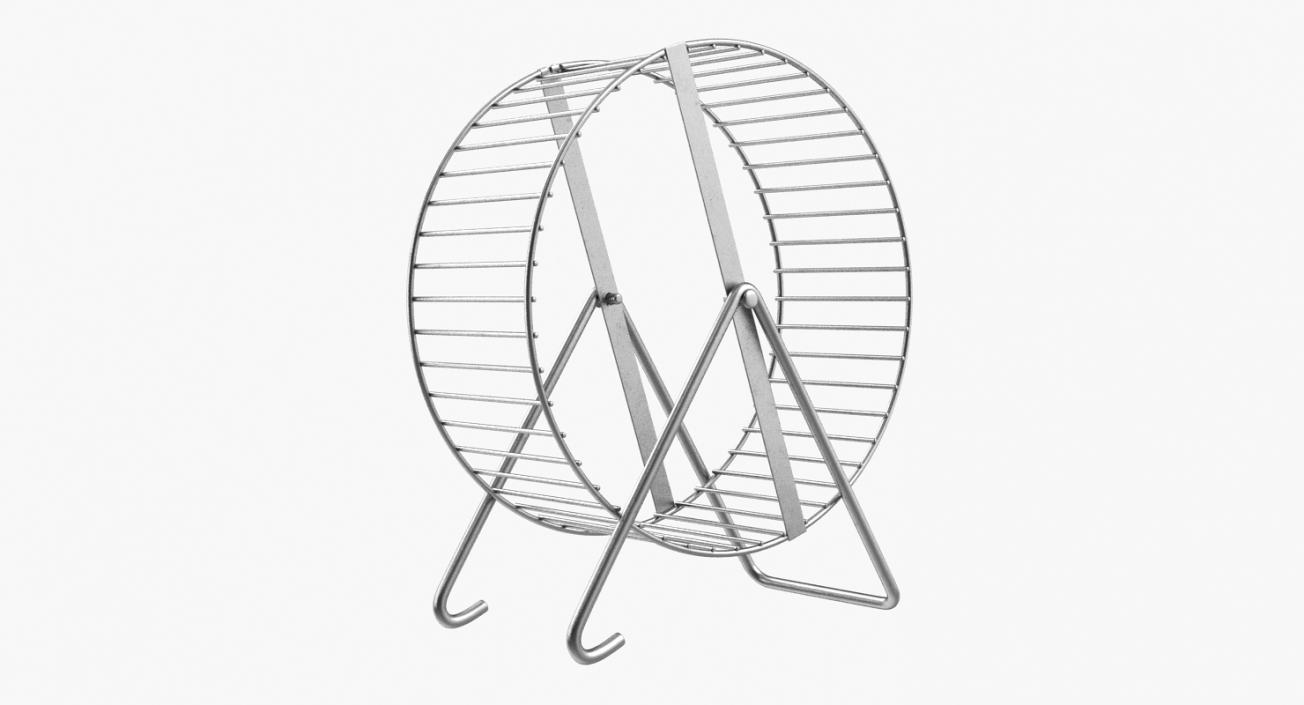 Metal Hamster Wheel 3D model