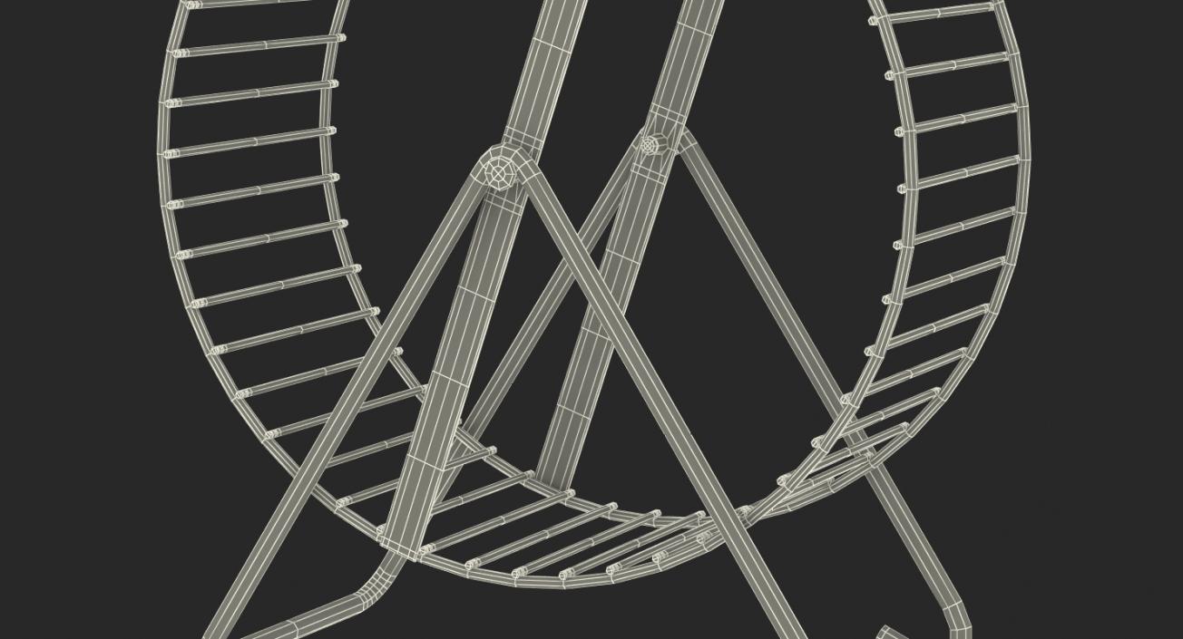 Metal Hamster Wheel 3D model