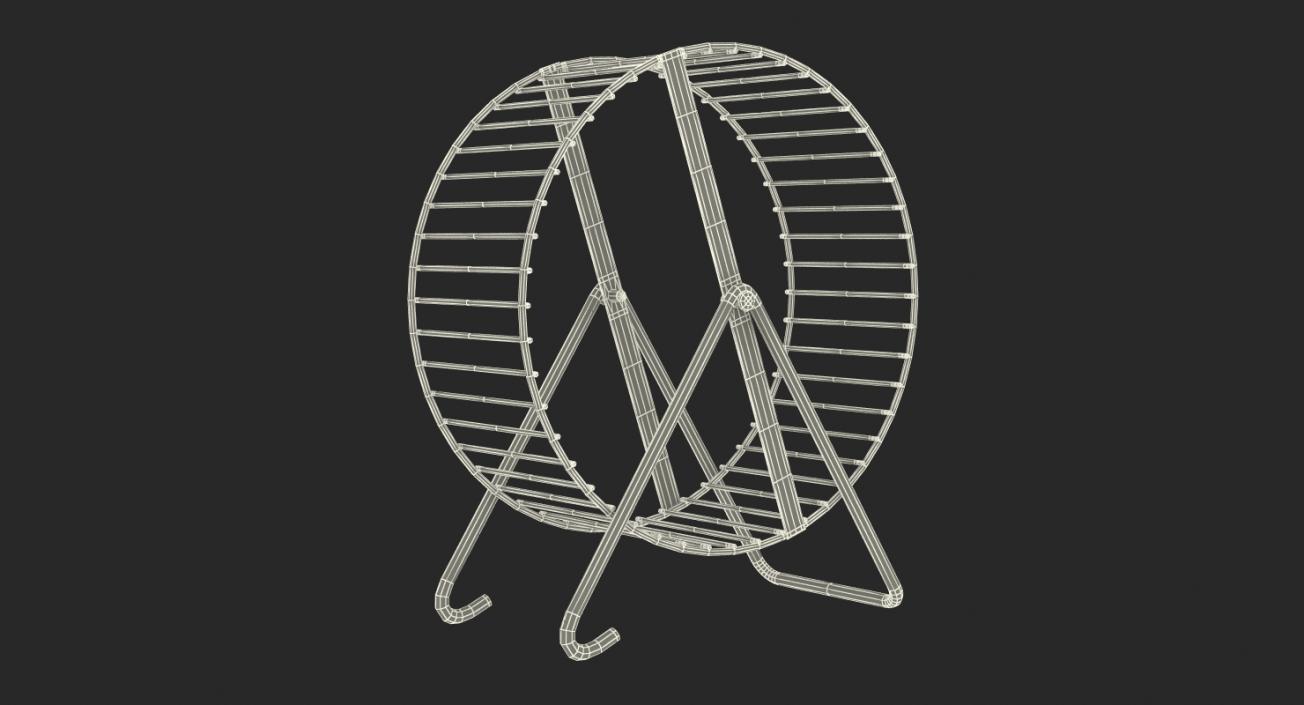 Metal Hamster Wheel 3D model