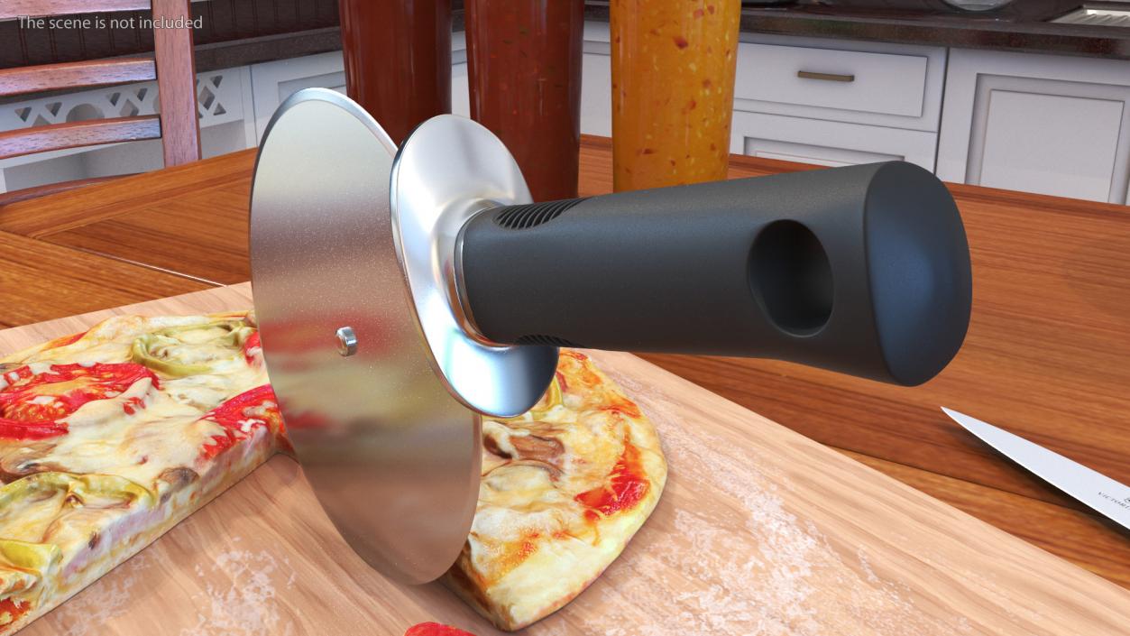 3D Pizza Cutter Wheel model