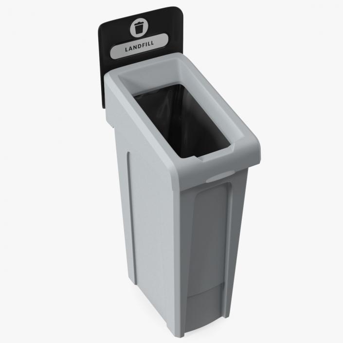 3D Landfill Waste Bin model