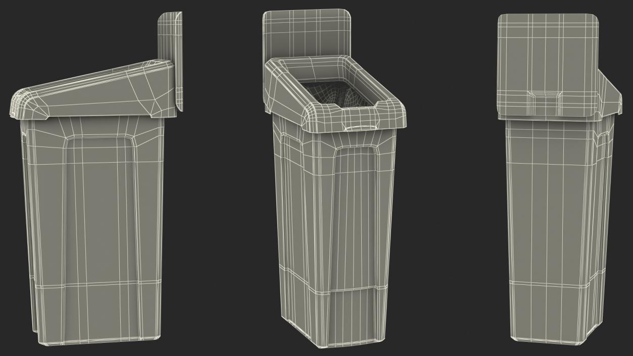 3D Landfill Waste Bin model