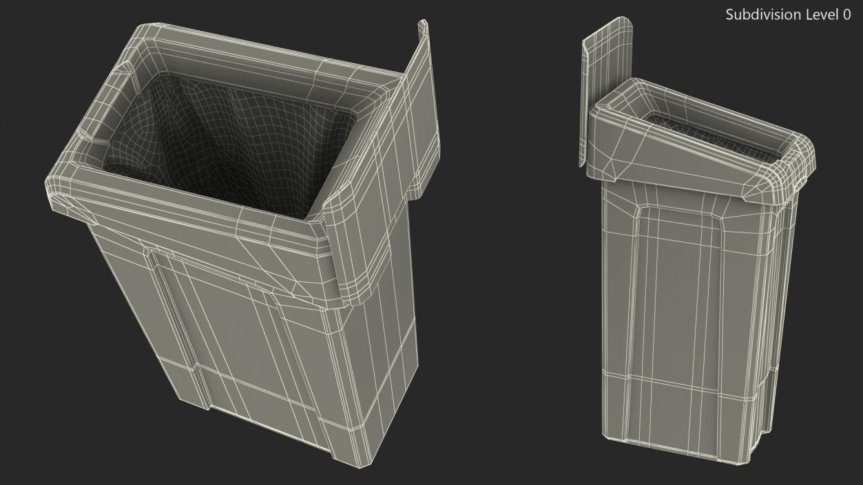 3D Landfill Waste Bin model