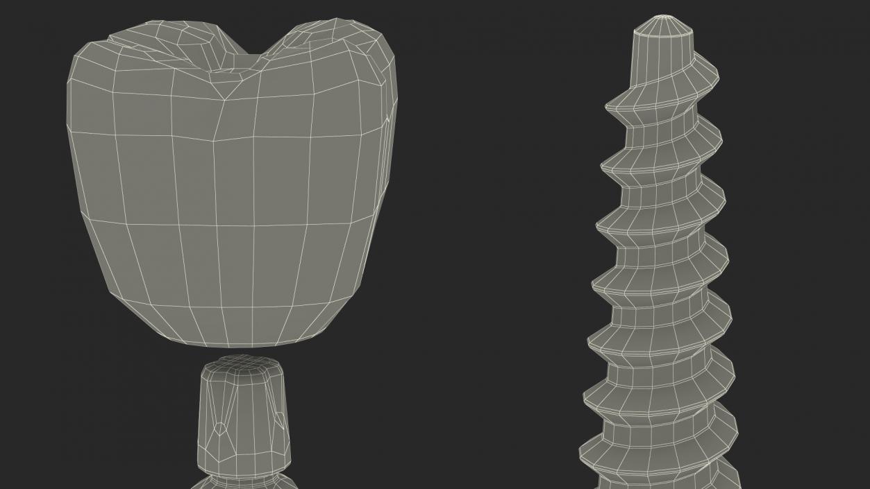 3D KOS Series Dental Implants 6 cm