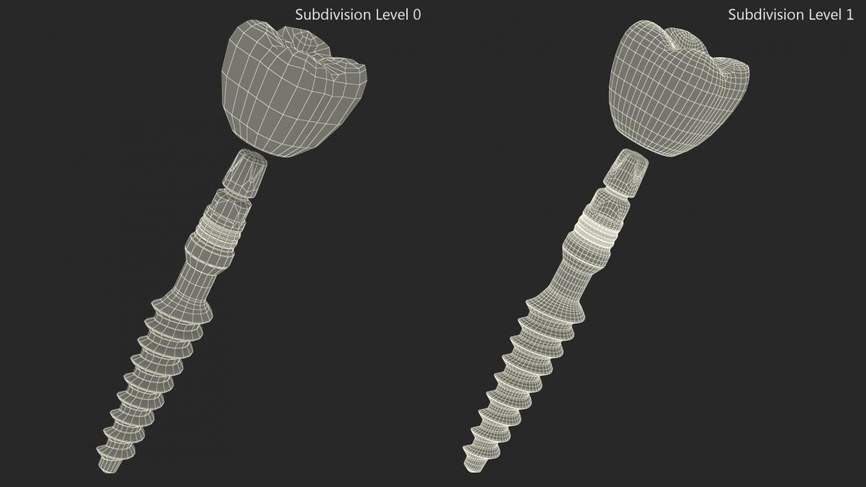 3D KOS Series Dental Implants 6 cm