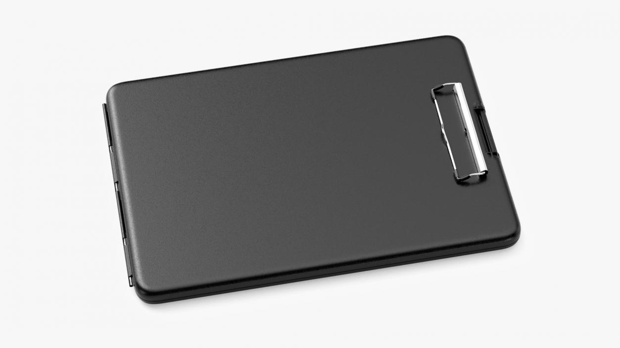 Clipboard Case Black Closed 3D