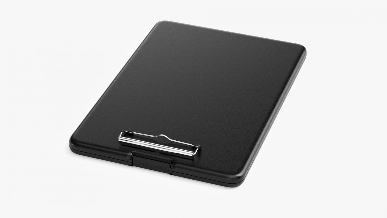 Clipboard Case Black Closed 3D